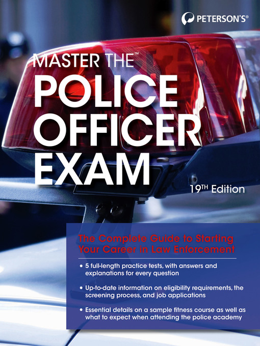 Title details for Master the Police Officer Exam, 1 by Peterson's - Available